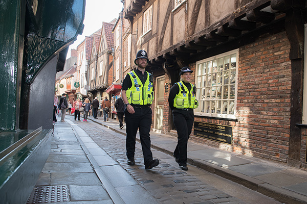 Police offcers in York